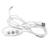 Vrabocry Dimmer 9-Speed Dimming 5V USB Switch with ON/Off Switch to Stripped Ends USB Switch Power Cable for LED Strips