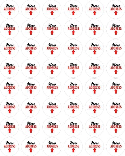 Stonehouse Collection New Address Envelope Seals - 1.2" We've Moved Stickers - 144 USA Made Moving Stickers