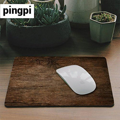 Texture of Bark Wood Natural Background Mouse Pad, Gaming Mousepad with Nonslip Rubber Backing
