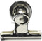 Charles Leonard Spring Clips, 2 Inch, Magnetic with Hanging Hole, Silver, 12-Pack (68520)