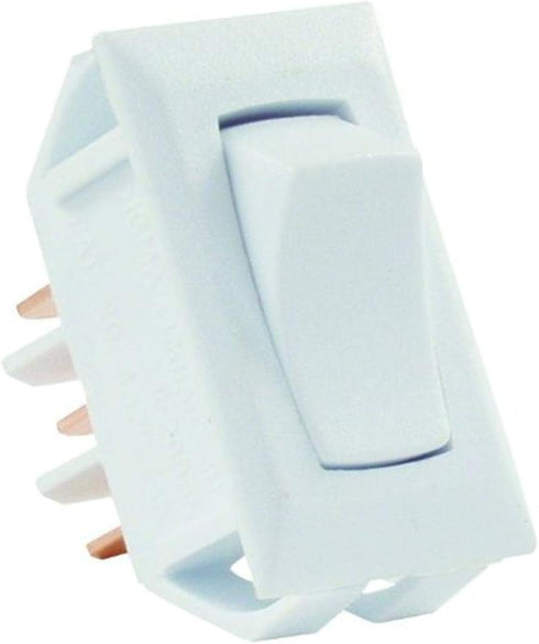 JR Products 12635 SPDT On/On Switch, White