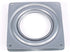 Glomora 4in Galvanized Steel Rotating Plate Display Base for Cake, Kitchen Cabinets, Monitor, TV, Painting, and More