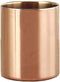 Rose Gold Glossy Stainless Steel Pen Holder, Pencil Cup for Desk Organizers, Makeup Brush Holder, Mini Pot Decor
