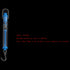 Spring Scale TAODAN, 5PCS 5 Sizes Scientific Plastic Transparent Tubular Spring Balance, Hanging Tube Spring Scale