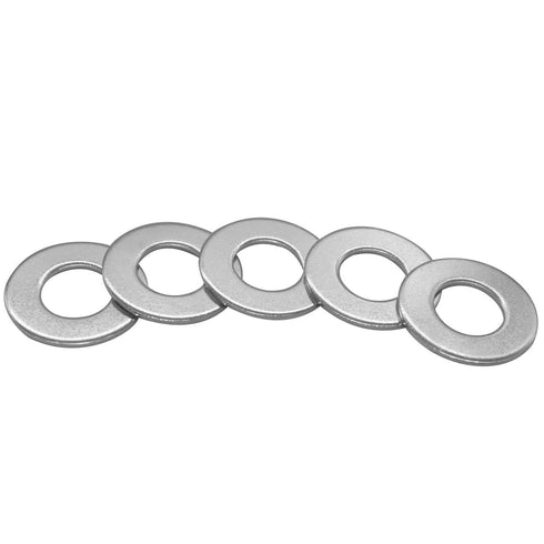 Beduan 1/4" ID x 1/2" OD Flat Washer, Stainless Steel 304, Plain Finish, Pack of 110