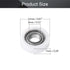 MroMax Roller Idler Bearing Pulley-8 x 22 x 7mm Sliding Conveyor Nylon Wheel with 688ZZ Bearing for Furniture, Hardware Accessories and Mobile Door White 4Pcs