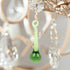 2pcs Wedding Decor Crystal Chandelier Hanging Crystal Icicle Pendant Chandelier Teardrop Prisms Drops Lamp Candle