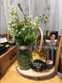 Rustic Real Wood Base Table Number Holders, 20pcs Wedding Table Number Stands, Party Decoration