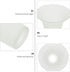 Homoyoyo Frosted Glass Lamp Cover Decorative Lampshade for Wall and Hanging Lights Transparent Bell-Shaped Light Shell