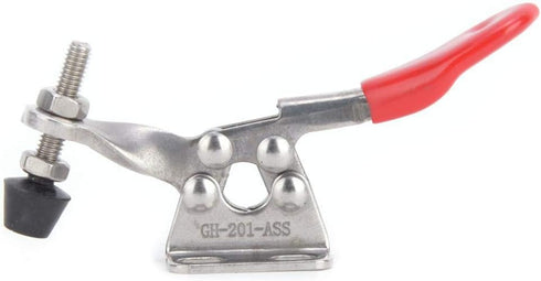 2pcs Toggle Clamps, 304 Stainless Steel, 27KG GH-201-ASS Quick Welding Fixture Hand Tool