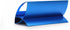 Desktop Innovative Metal Business Card Display Holder Stand - Creative Q Shape Aluminum Business Name Card Holder (Blue)