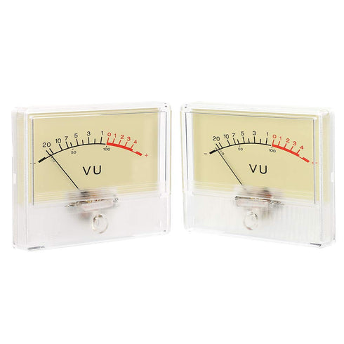 T-90 VU Meter Header DB Test Meter Amplifier Level with Light Bulb for Recording Studio Car Audio