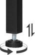 HOOBRO Printer Stand for Desk with Outlet and USB Ports, Small Printer Table with Storage Hook
