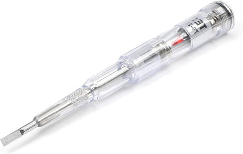 Fielect Voltage Tester Screwdriver Pen, 70-250V Voltage Detector with Neon Light Circuit Tester, 1 Pcs