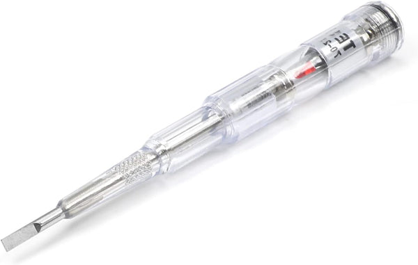 Fielect Voltage Tester Screwdriver Pen, 70-250V Voltage Detector with Neon Light Circuit Tester, 1 Pcs