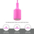36-Inch 40W E26 Closets 120V Diodesy- Pendant Light Holder Kit with Cord Max Medium Base Modern Hanging Ceiling Round