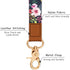 Hsxnam Cute Wrist Lanyard Key Chain, Wristlet Strap Keychain Holder for Women Men, Car Keys ID Badges
