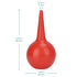 stonylab 30 ml Rubber Dust Balls, Red Rubber Squeeze Ball Air Blower Pump Lab Supply for Fluid Extraction Duster Cleaning Tool Lab Accessory, 3-Pack