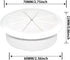 Aifeier ET 2-3/8 Inch Flexible Desk Grommets, Wire Cord Hole Cover for Desktop Equipment Management
