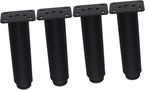 TEHAUX 4pcs Furniture Leg Risers Metal Bed Frame Legs Adjustable for Sofa