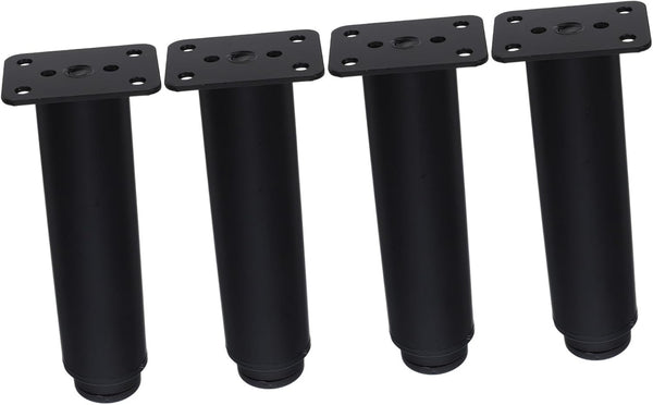 TEHAUX 4pcs Furniture Leg Risers Metal Bed Frame Legs Adjustable for Sofa