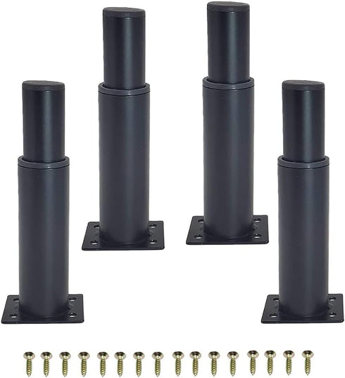 ZongSy 4.72 inch Heavy-Duty Hairpin Furniture Leg, Adjustable Height, Suitable for TV Stand,