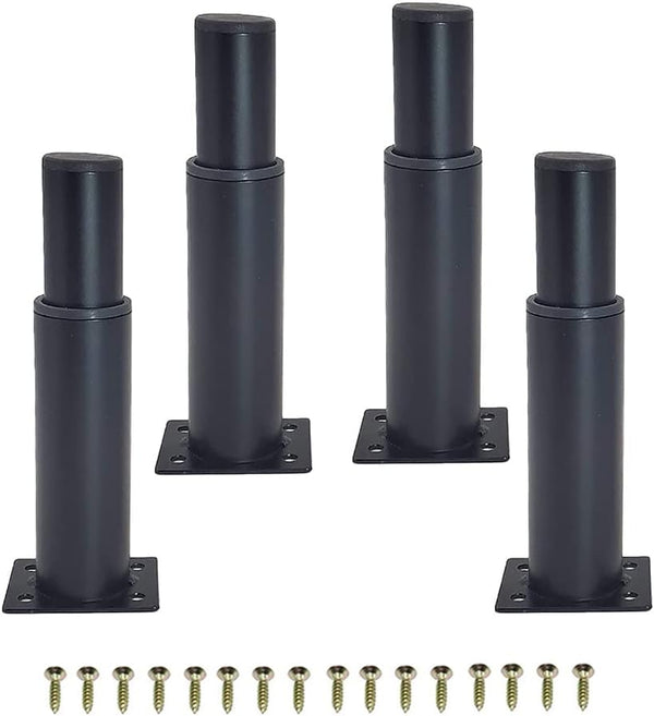 ZongSy 4.72 inch Heavy-Duty Hairpin Furniture Leg, Adjustable Height, Suitable for TV Stand,