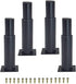 ZongSy 4.72 inch Heavy-Duty Hairpin Furniture Leg, Adjustable Height, Suitable for TV Stand,