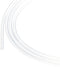 10m Clear Silicone Tubing 0.5mm(0.02") ID x 2mm(0.08") OD, Industrial Plastic Hoses for Pump Siphoning Irrigation
