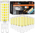 hansang 10-Pack G9 LED Bulbs 6000K Daylight, 6W 60W Equivalent, 600LM Warm