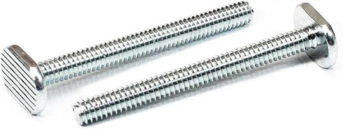 POWERTEC 1/4"-20 T Track Bolts - 20 Pack, 2-1/2 Inch Long T Slot Bolts for Woodworking Jigs and Fixtures