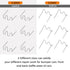 Mtsooning 1000 PCS Car Bumper Repair Pre Cut Wave Staples, Hot Staple Machine Plastic for Repair