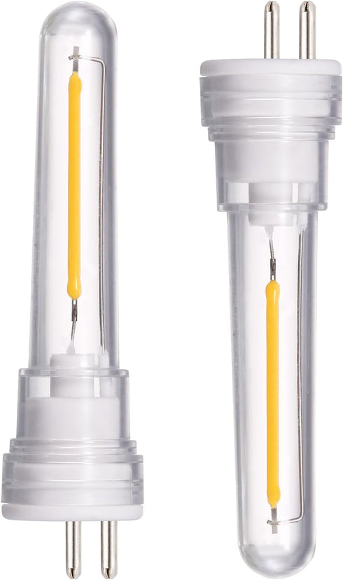 DGE S14 Replacement LED Bulb, 2 Pack, 1.5 Watt, Shatter-Proof and Waterproof