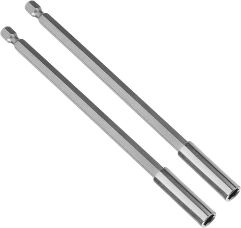 Auniwaig 2PCS 150mm Bit Holder Extension Set, 1/4 inch Hex Shank for Screwdrivers and Drills