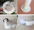 Wall Flange Cover Collars – 4 Pieces Plastic Radiator Pipe Collars for Water Pipe Drain Line Decoration
