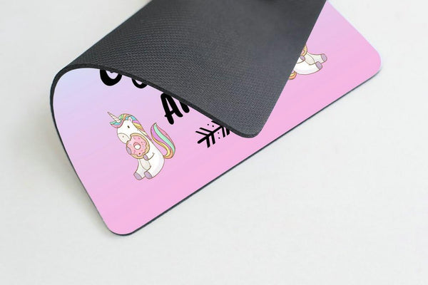 Unicorn Mouse Pad, Cute Cubicle Decor, Office Desk Accessories, Donut Mouse Pad, Cute Desk Accessories