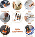 3 Pack Razor Blade Scraper, Plastic Scraper Tool with Extra 30 Plastic and Metal Blades for Various Uses
