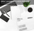 HERKKA #9 Double Window Security Envelopes, 500 Pack, Designed for Quickbooks Invoices, 24 LB