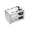 uxcell 304 Stainless Steel Test Tube Holder Lab Stand Rack, 6 Hole 3 Layer for 26-30mm Tubes