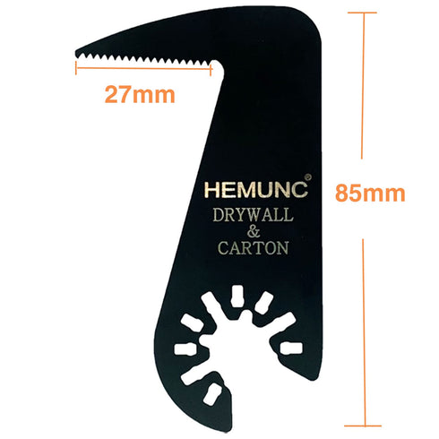 Drywall Blade for Oscillating Tool 6 Pack, Oscillating Saw Blades Fit Dremel, Dewalt, Fein Multimaster, Bosch, Makita, Milwaukee, Rockwell, Ryobi,Craftsman, Ridgid Multitool