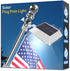 Solar Flag Pole Light, Bright White 6000k Upgrade Solar Powered for 5ft 6ft Flag Pole, Waterproof Outdoor LED Lights