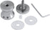 CKB Bathroom Shower Glass Round Single Sided Door Knob, Polished Steel with Solid 304 Stainless Steel Handle Pull