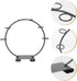 MAGICLULU Ice Cream Cone Display Stand Iron Storage Rack Dark Color Dessert Food Display Rack for Wedding and Buffet