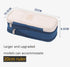 Big Capacity Pencil Pen Case, Large Storage Bag Pouch Holder Box Organizer for Office and Travel (Navy Blue)