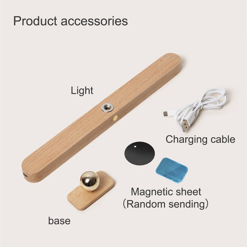 Generic Dimmable Led Rechargeable Bathroom Light Fixtures Three-Level Touch Control Vanity Lights,Magnetic Vanity Light