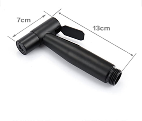 QFZFQOLSS Handheld Bidet Sprayer Black Bathroom Diaper Sprayer Cloth Diaper Sprayer for Toilet Toilet Shower Head Black