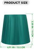 5.51x4.92x3.54In Bulb Hemobllo Clip-On Lampshade Cover Cotton Cloth Jade Lightweight Easy Installation Decorative