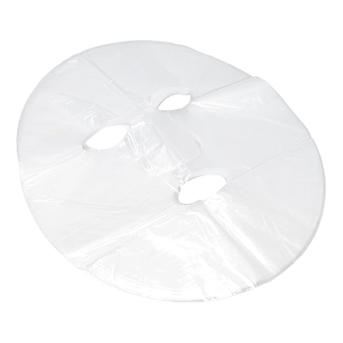 100pcs DIY Facial Mask Preservative Film Disposable Facial Paper Sheet Facial Mask