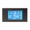 Amp Volt Watt Kwh Meter Tester: Digital 4 in 1 Ammeter Voltmeter Multimeter, 12V DC 6.5-100V 20A, LCD Display Monitor