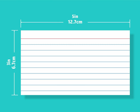 YIZUUN 3x5, 300 Pack, 3x5 4 Packs 75 Pack Index Cards Heavy Ruled Index Cards, Notecards Lined, Flash Cards